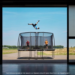 Trampolin 5x5 Regular SPORTS ULTIM PRO BOUNCER + Safety Net XL Berg