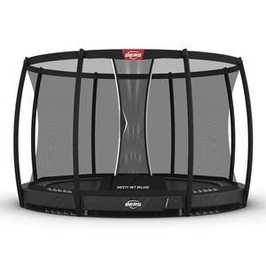 Trampolin InGround 330cm CHAMPION + Safety Net Deluxe Berg grey