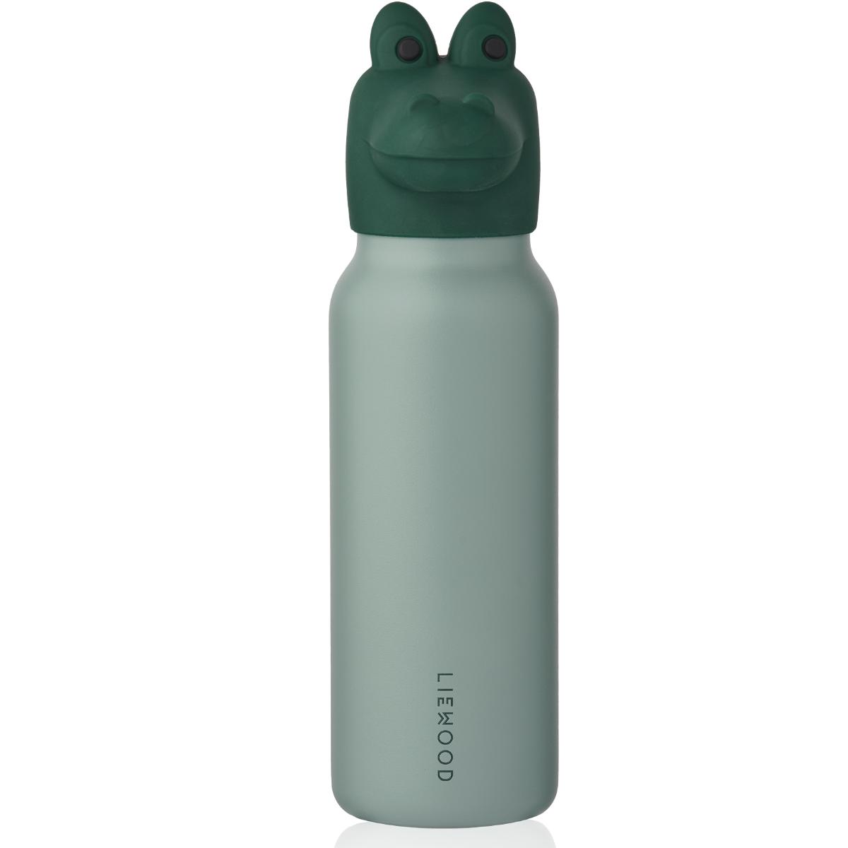 Trinkflasche 350ml FALK Crocodile Liewood peppermint garden green