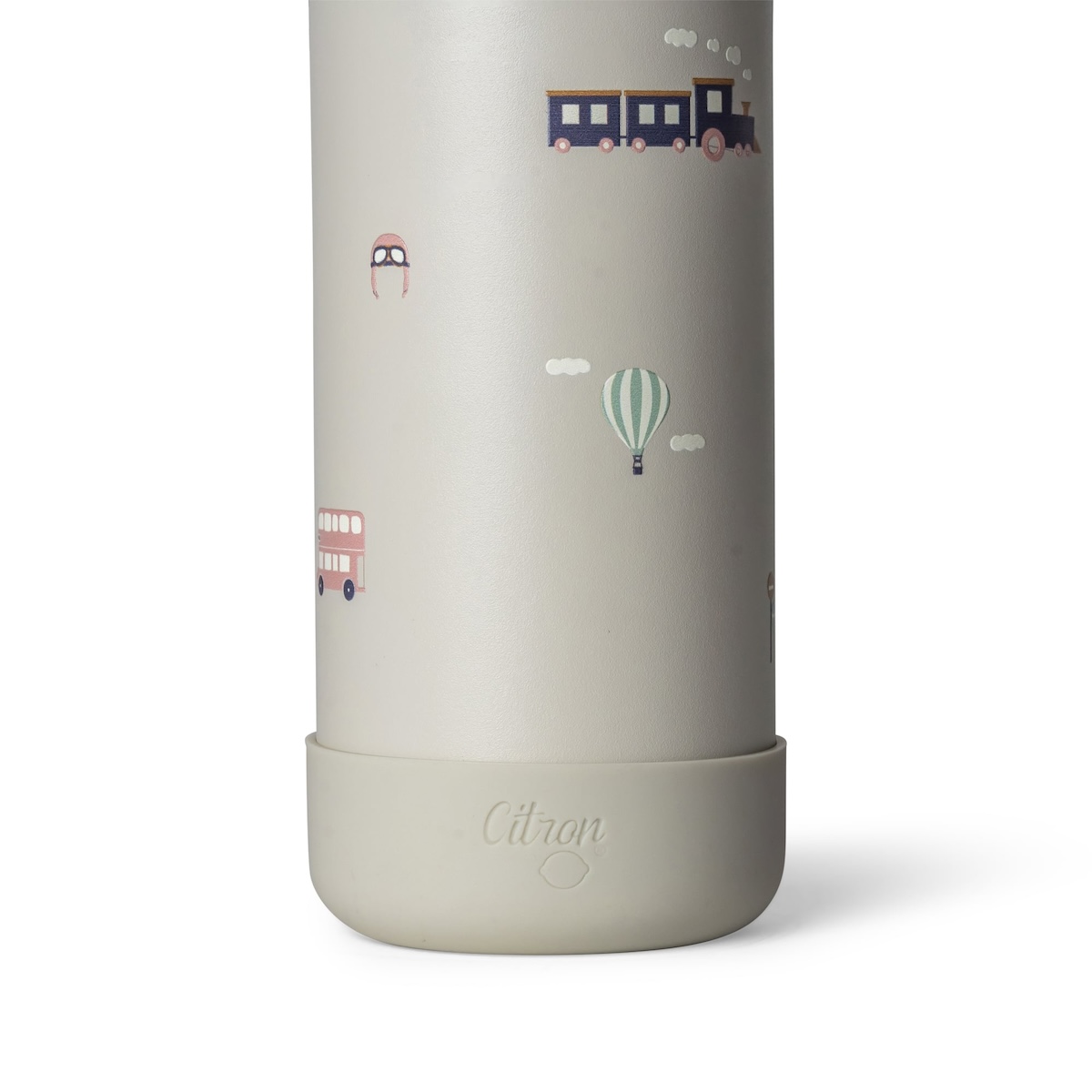 Trinkflasche Kind 500ml Zitrone Fahrzeuge