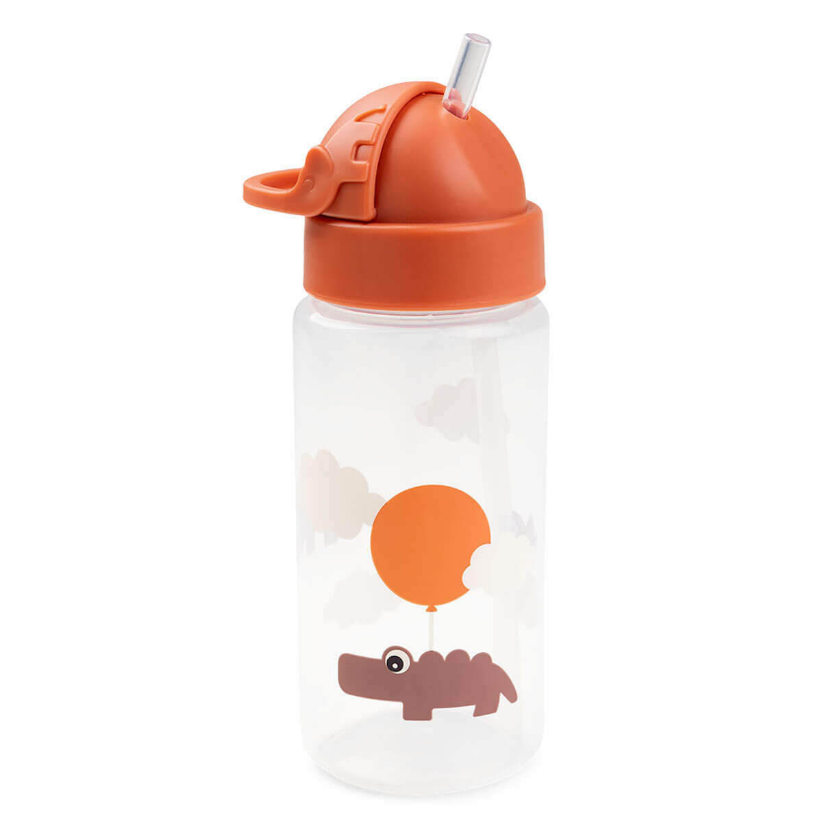 Trinkflasche mit Strohhalm Done von Deer Papaya