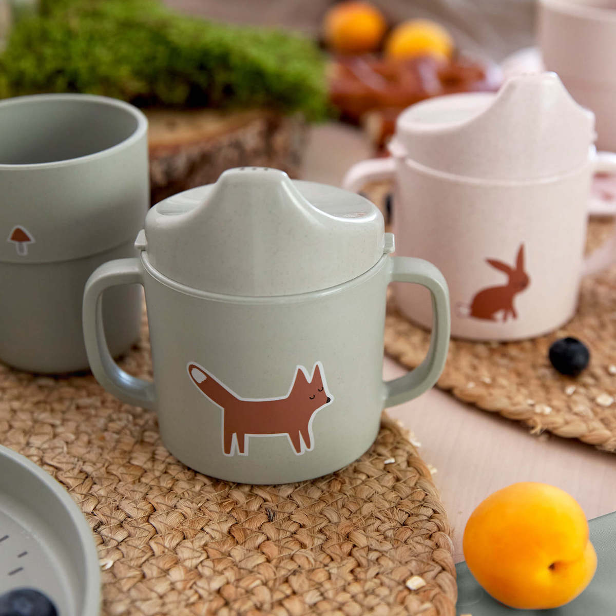 Trinklerntasse PP-Zellulose Kleiner Waldhase Laessig