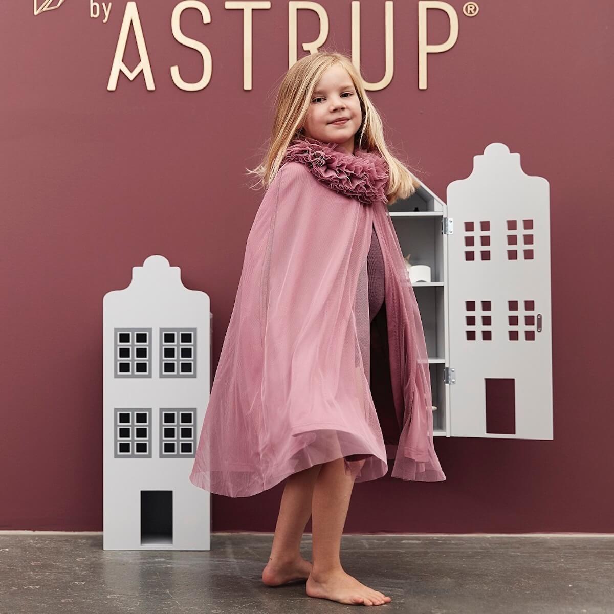 Tulle Cape - Plum 3-5 Yrs Astrup