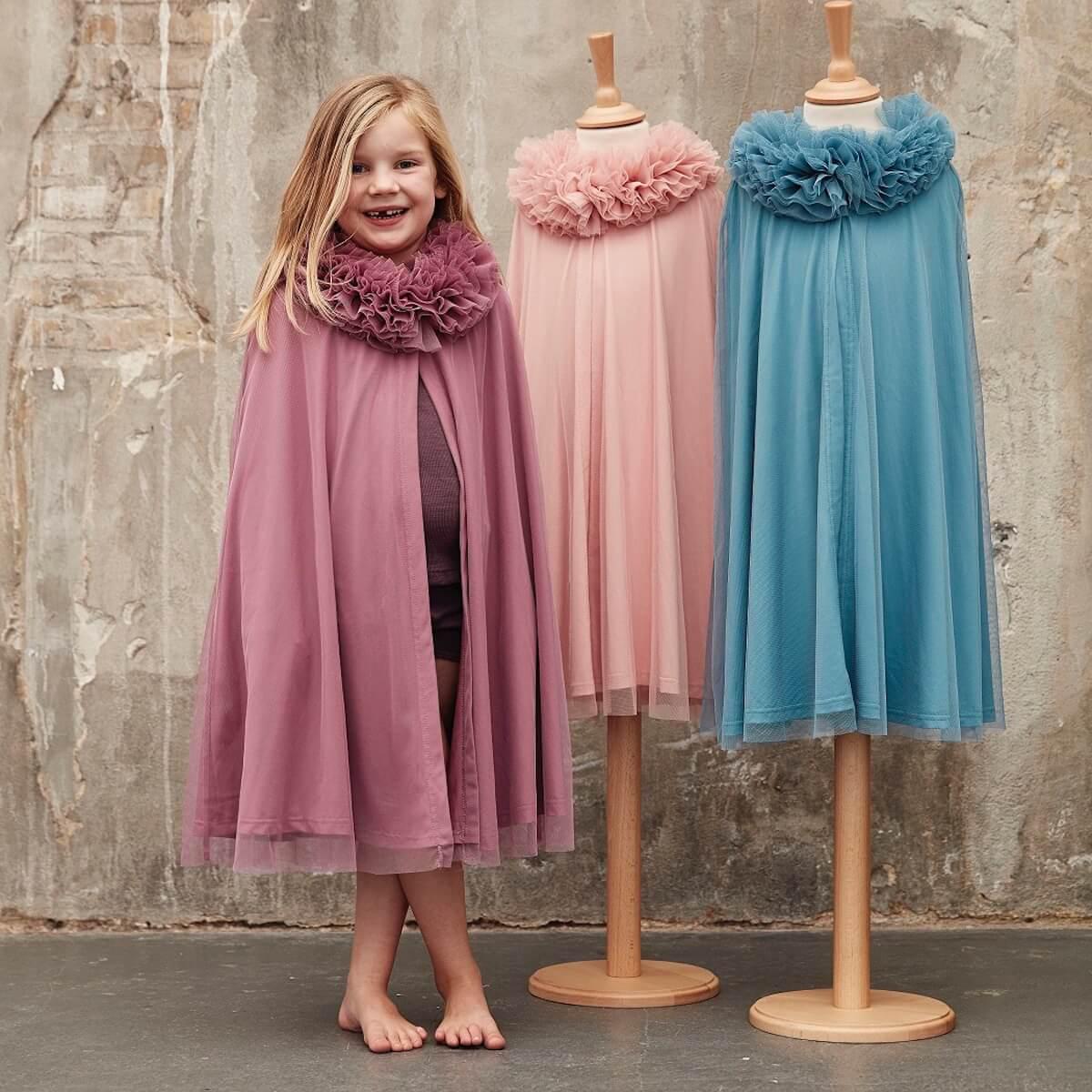 Tulle Cape - Plum 3-5 Yrs Astrup