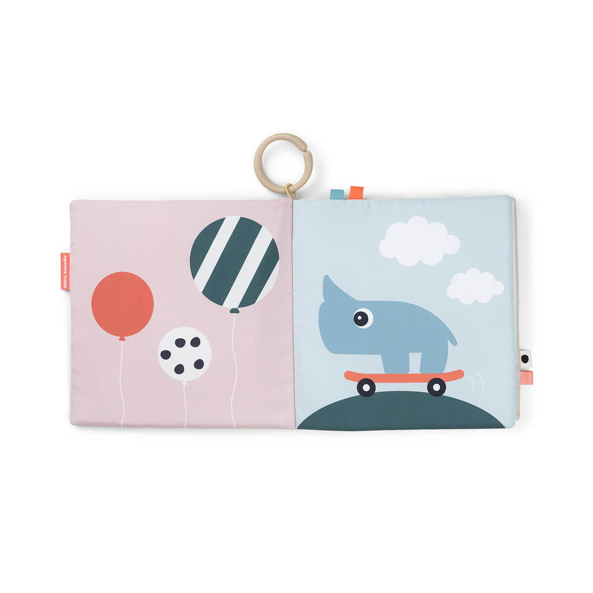 Tummy time soft book Deer friends Colour mix Done by Deer