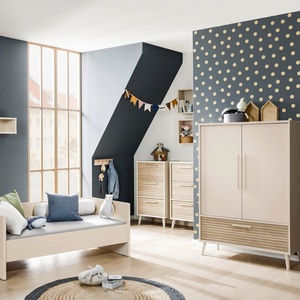 Umbauseiten (2St.) für die Umwandlung eines Babybetts in ein Kindersofa Hochbett oder Junior Kaschmir Beige EEFJE Paidi Beige cashmere