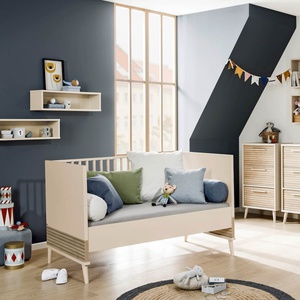 Umbauseiten (2St.) für die Umwandlung eines Babybetts in ein Kindersofa Hochbett oder Junior Kaschmir Beige EEFJE Paidi Beige cashmere