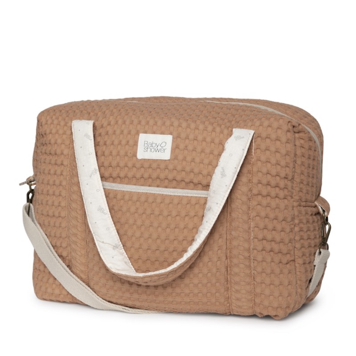 Umstandstasche CAMILA Babyshower gofre cinamon