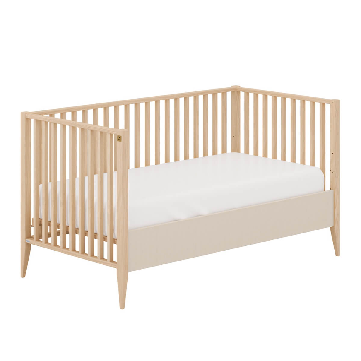 Umwandlungstüten (2 Stück) für die Umwandlung eines Baby-Bettchens in ein Kinderbettchen für kleine Kinder Kaschmir Beige MILA & BEN Paidi Beige Kaschmir