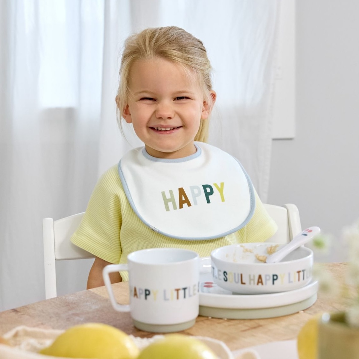 Value Pack Bib 5pcs Happy Fruits Zitrone Laessig