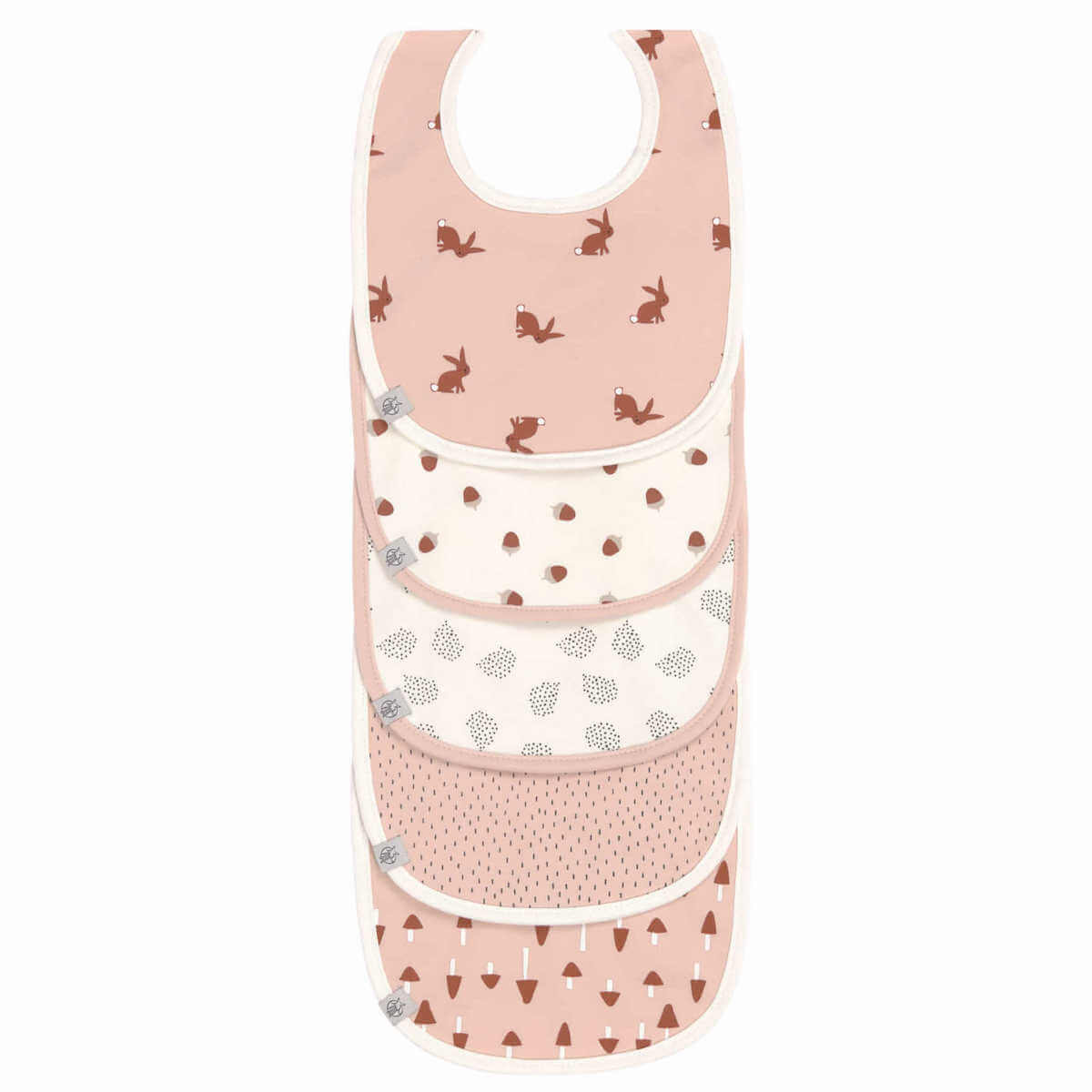 Value Pack Lätzchen 5 Stück sortiert Little Forest Rabbit Laessig