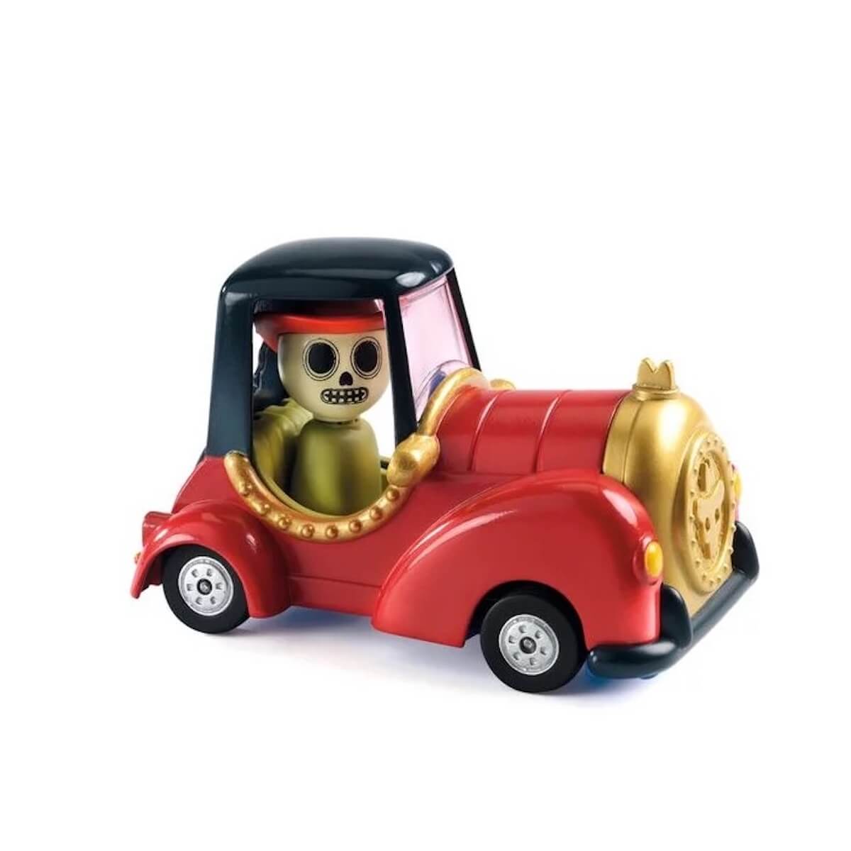 Verrückte Motoren Roter Totenkopf Djeco