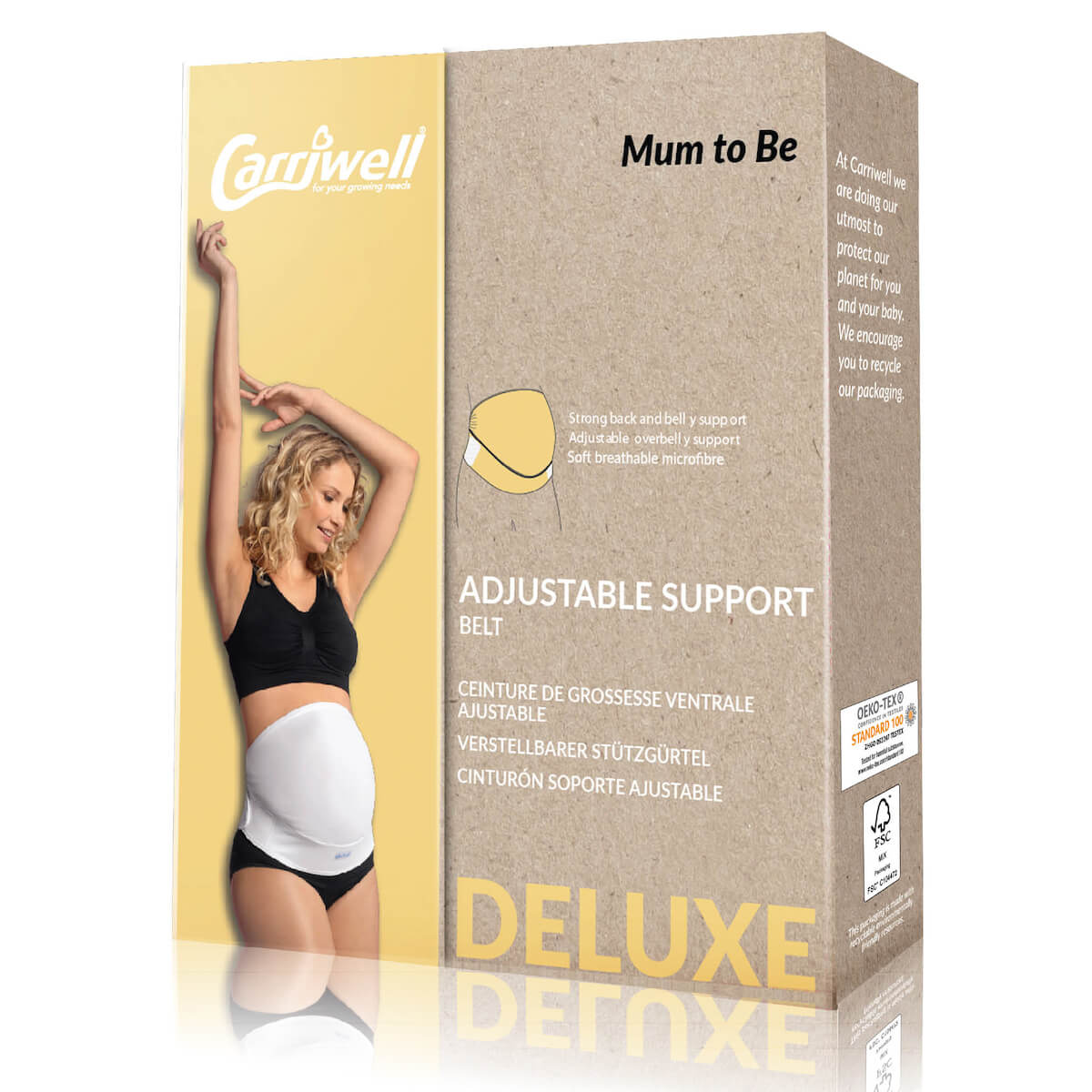 Verstellbarer Mutterschafts-Bauchgurt SM Carriwell Honey