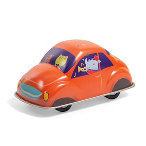 Voiture à friction orange Les jouets métal Moulin Roty
