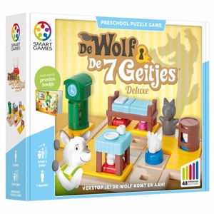 Vorschulische Märchen DER WOLF UND DIE SIEBEN KÄFER Smartgames puzzle