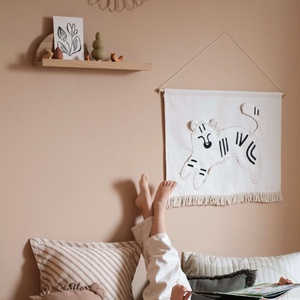 Wanddekoration 67x52cm LANDSCAPE Nobodinoz Tiger black-natural