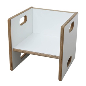 Wandelstuhl ZIGGY de Breuyn Multiplex Korpus weiß Sitz weiß