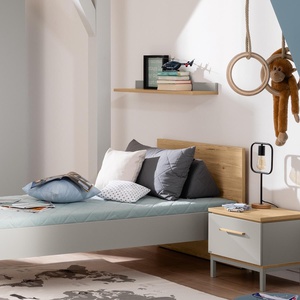 Wandtafel BENNE Paidi Eiche Montana Schiefergrau