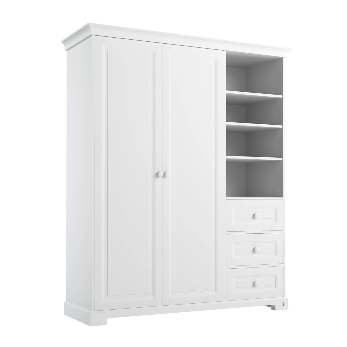 Wardrobe 2 doors with schelf  3 drawers Lui e Lei