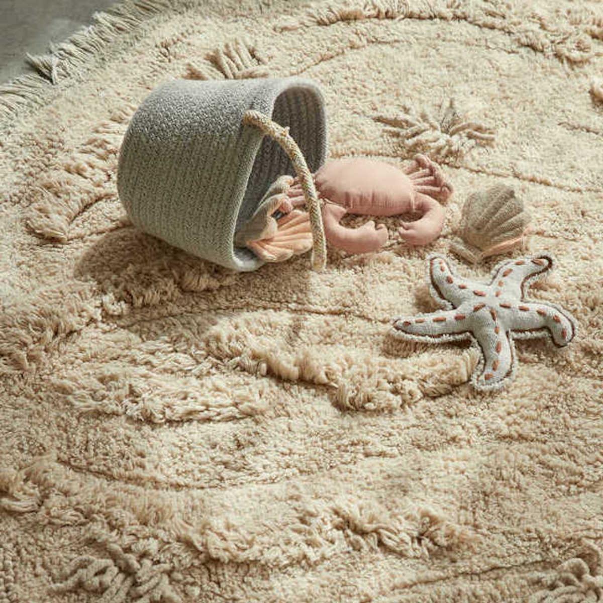 Waschbare Spieluhr Island Ø120cm Lorena canals