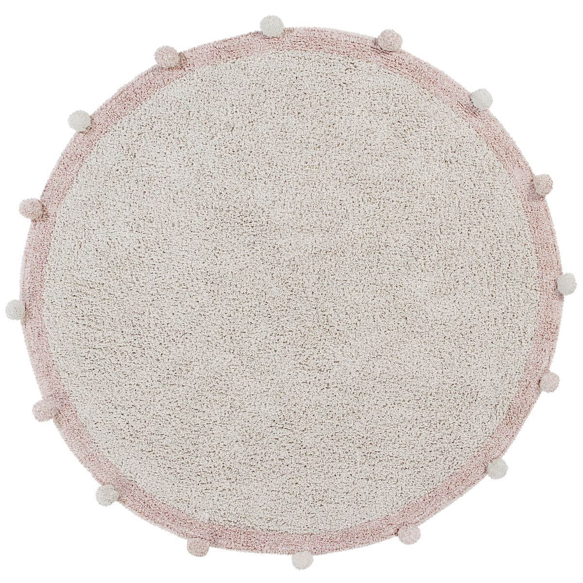 Waschbarer Rug Bubbly Natural - Vintage Nude Lorena Canals Ø 120 cm