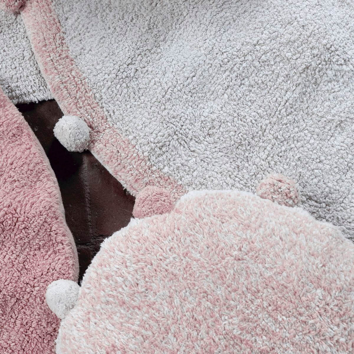 Waschbarer Rug Bubbly Natural - Vintage Nude Lorena Canals Ø 120 cm