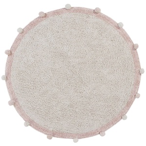 Waschbarer Rug Bubbly Natural - Vintage Nude Lorena Canals Ø 120 cm