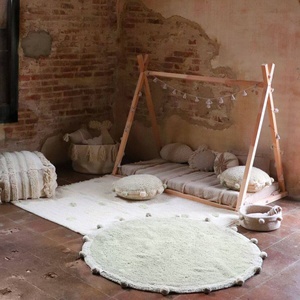 Waschbarer Rug Hippy Dots Natural - Olive Lorena Canals 120x160cm