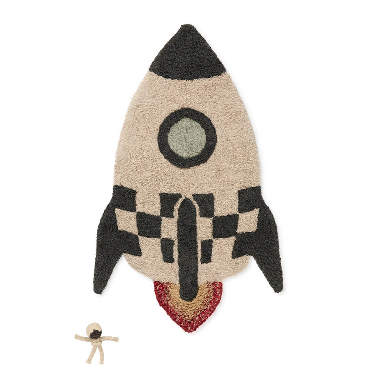 Waschbarer Teppich Rakete 85x135 cm Lorena Canals