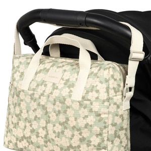 Wasserdichte Wickeltasche GALA 35x27x14cm Nobodinoz Green Sakura