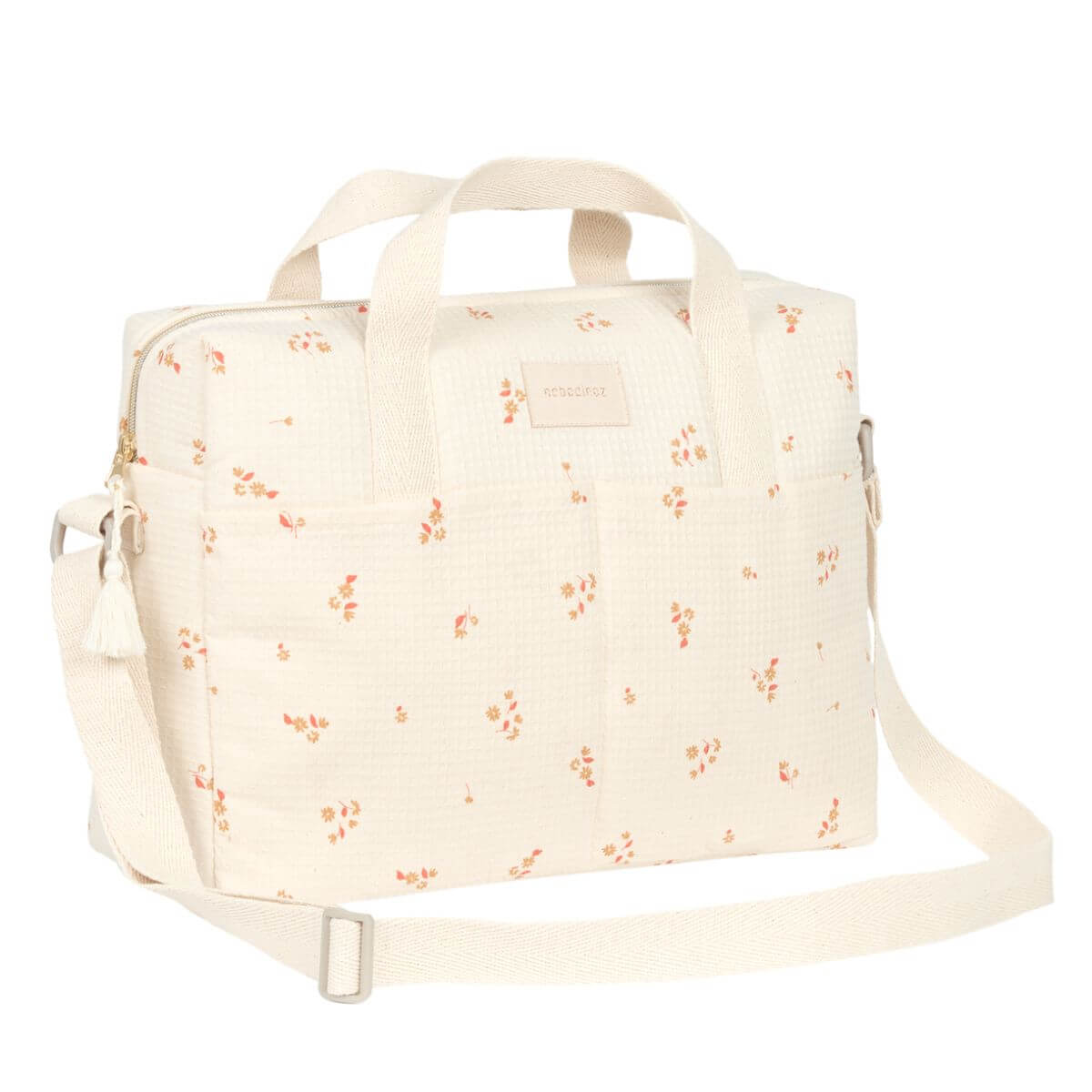 Wasserdichte Wickeltasche GALA 35x27x14cm Nobodinoz Yellow Lily