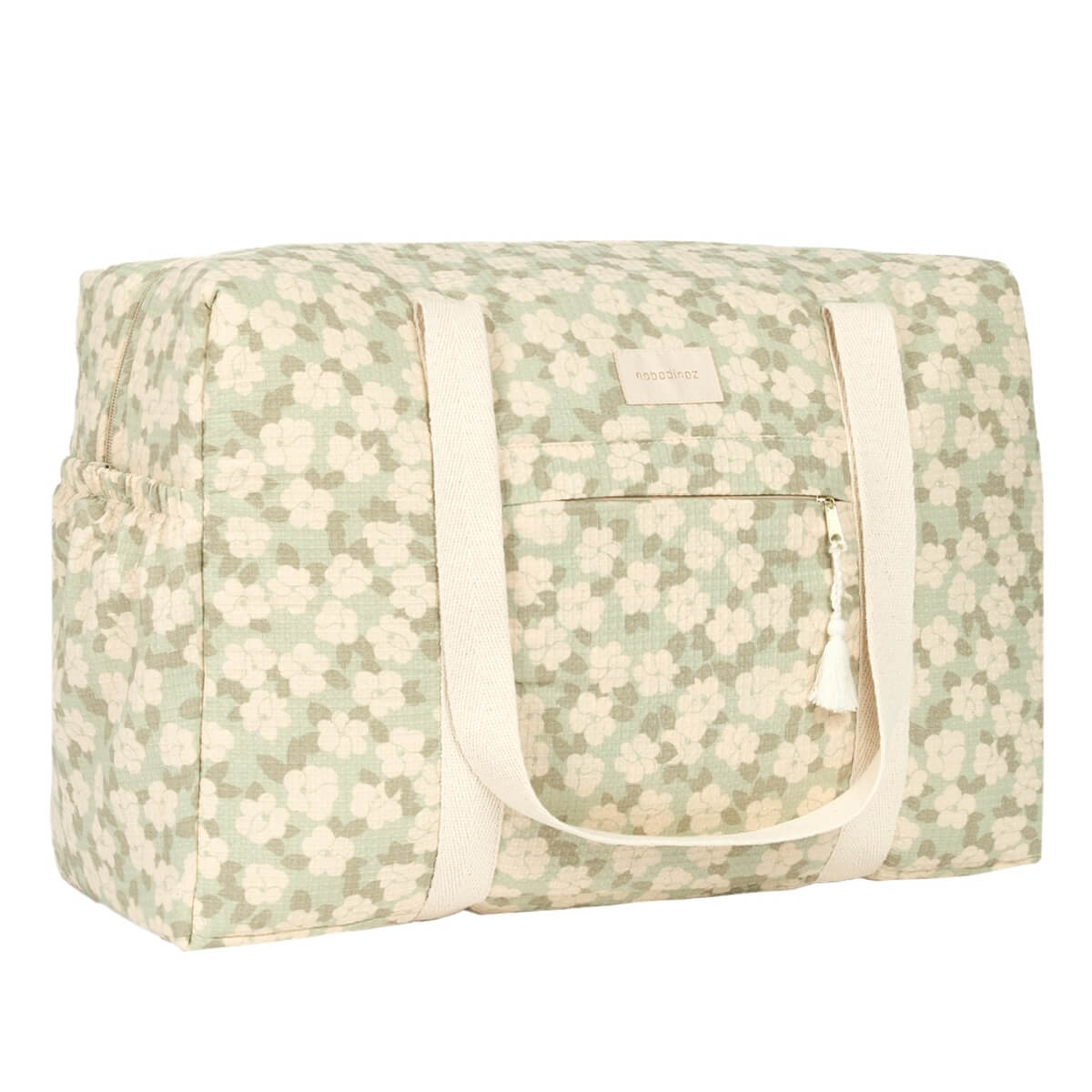 Wasserdichte Wickeltasche OPERA 46x29x20cm Nobodinoz Green Sakura