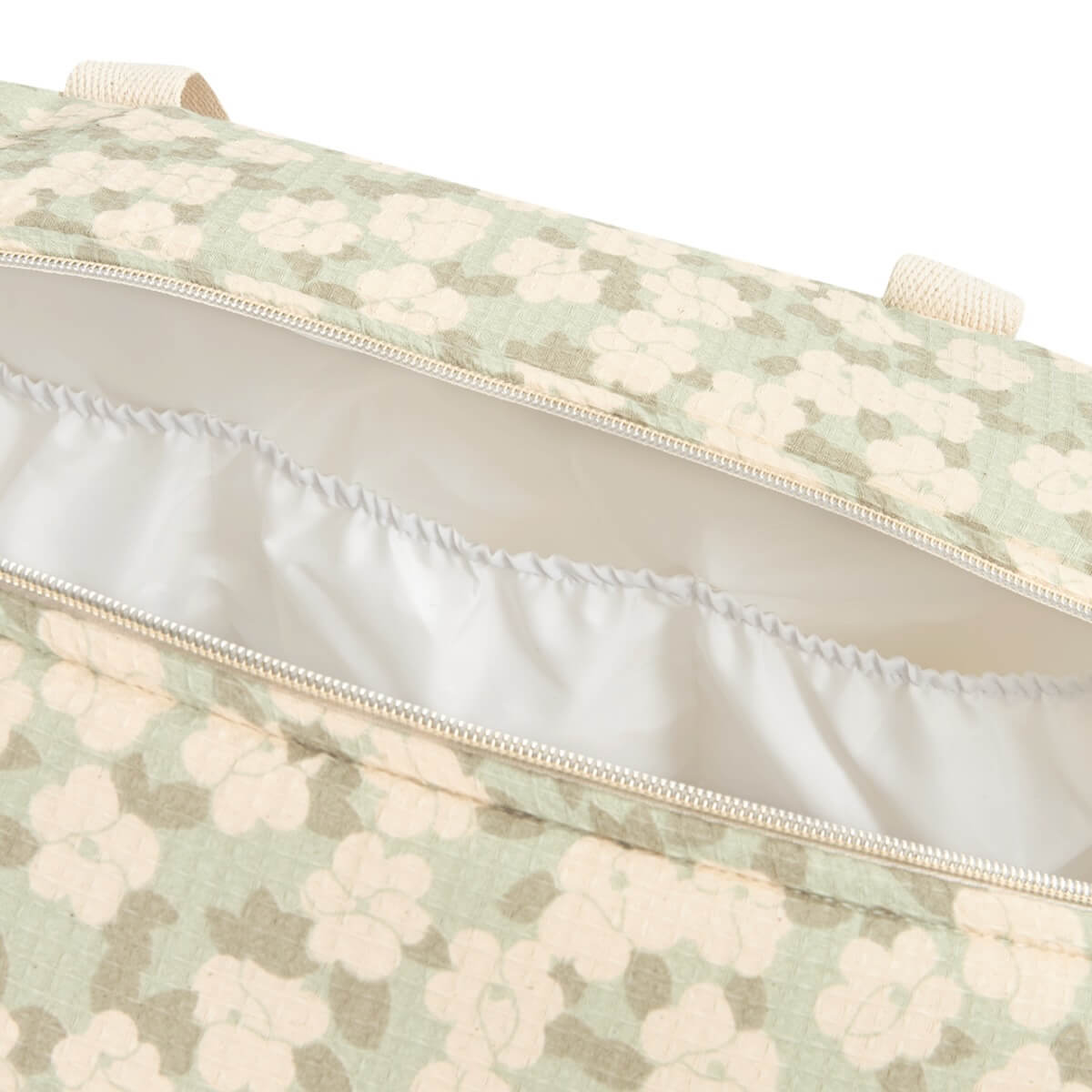 Wasserdichte Wickeltasche OPERA 46x29x20cm Nobodinoz Green Sakura