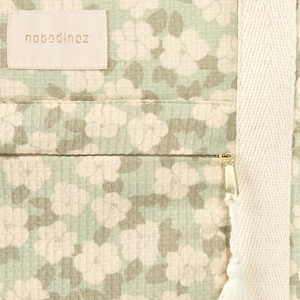 Wasserdichte Wickeltasche OPERA 46x29x20cm Nobodinoz Green Sakura