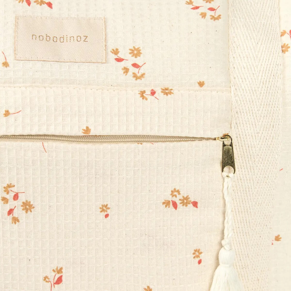 Wasserdichte Wickeltasche OPERA 46x29x20cm Nobodinoz Yellow Lily