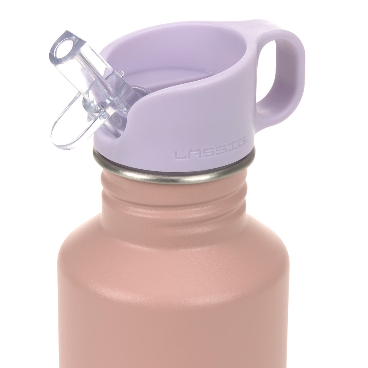 Wasserflasche PATTERN PARTY Laessig rosa lila