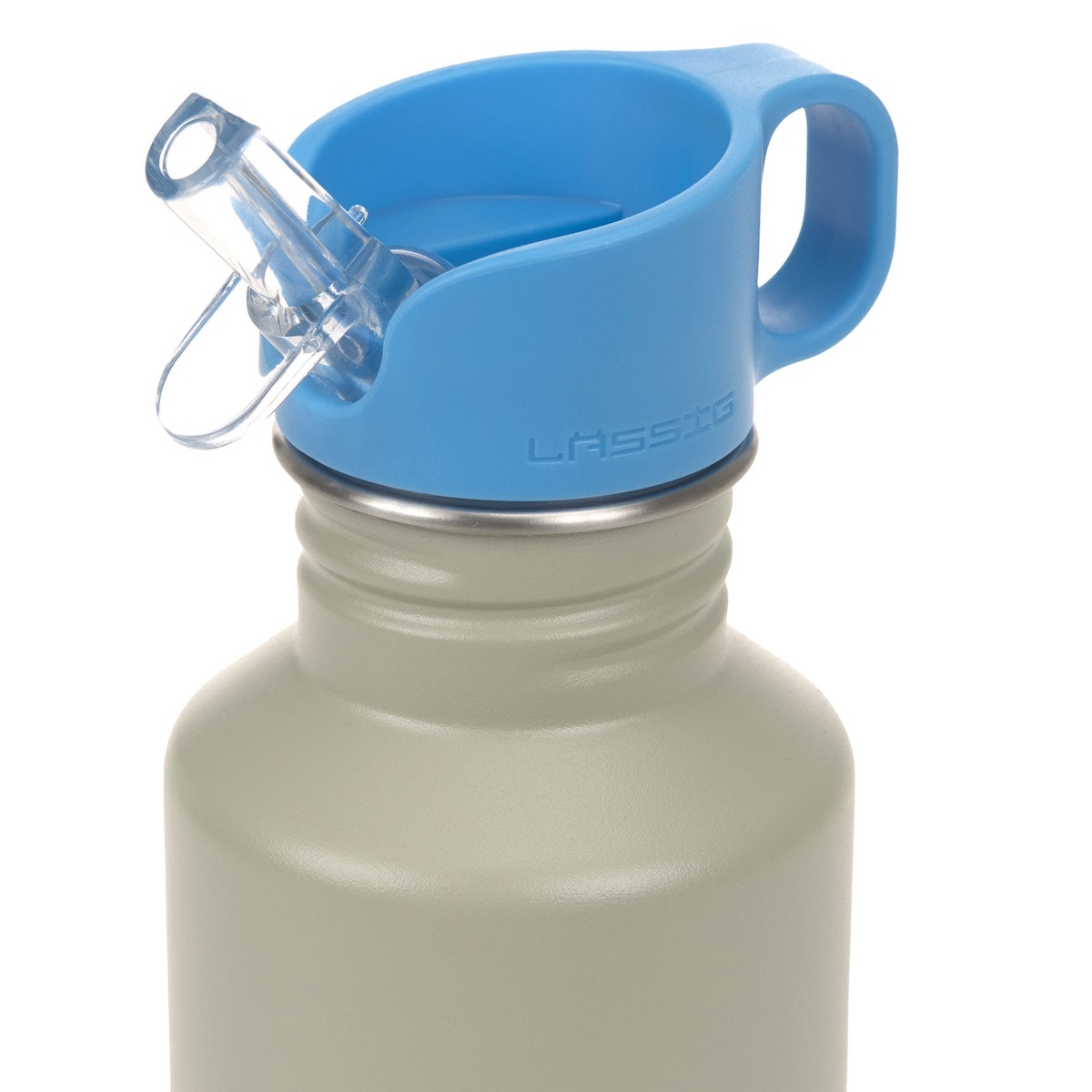 Wasserflasche SUNNY STEEL Laessig grün blau