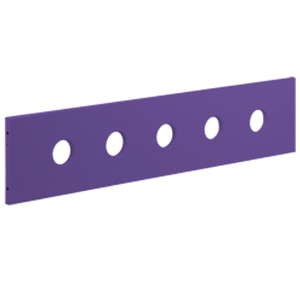 WHITE by Flexa Barrière violette 1/2 pour échelle + toboggan 90x200 cm