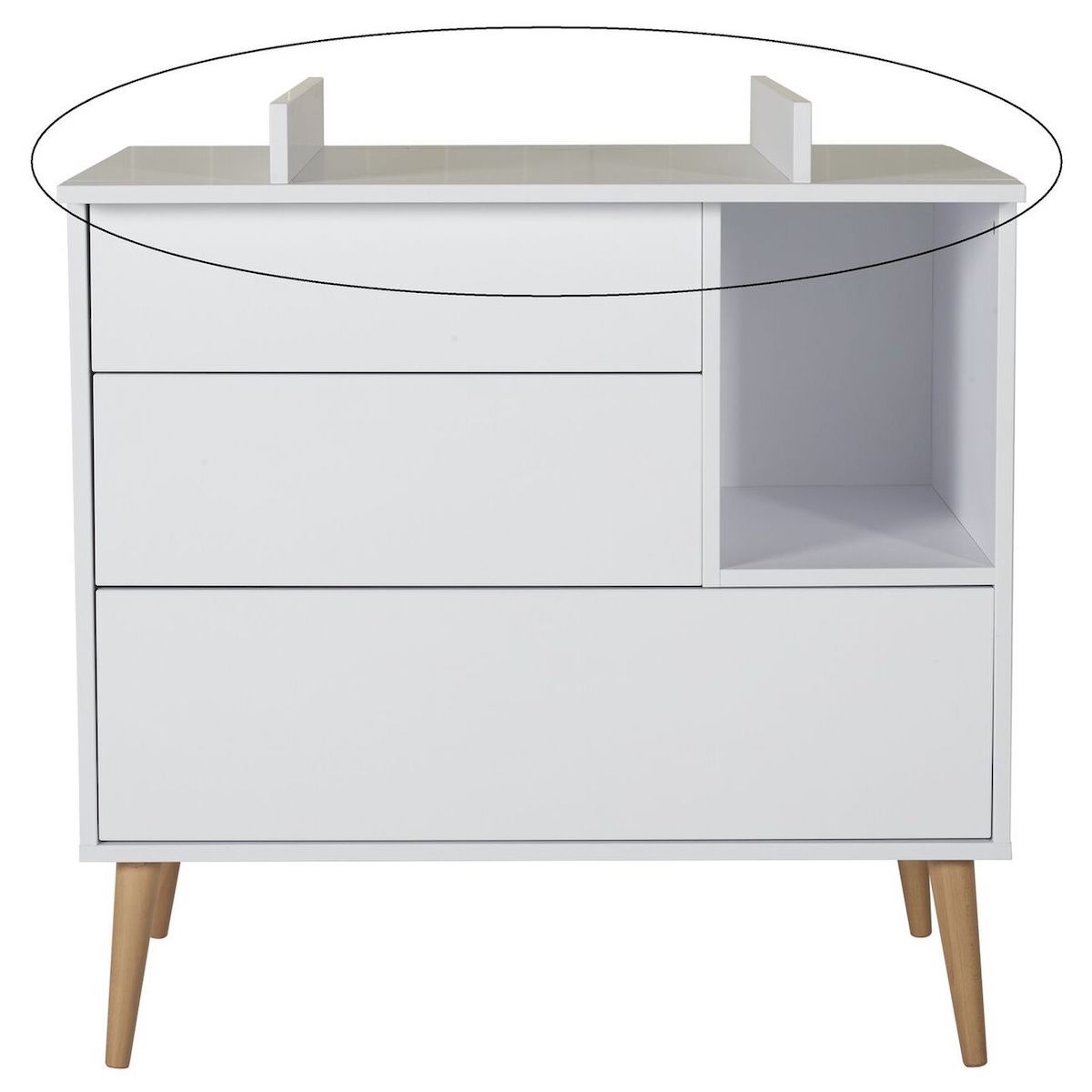 Wickelauflage COCON Quax ice weiß