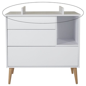 Wickelauflage COCON Quax ice weiß