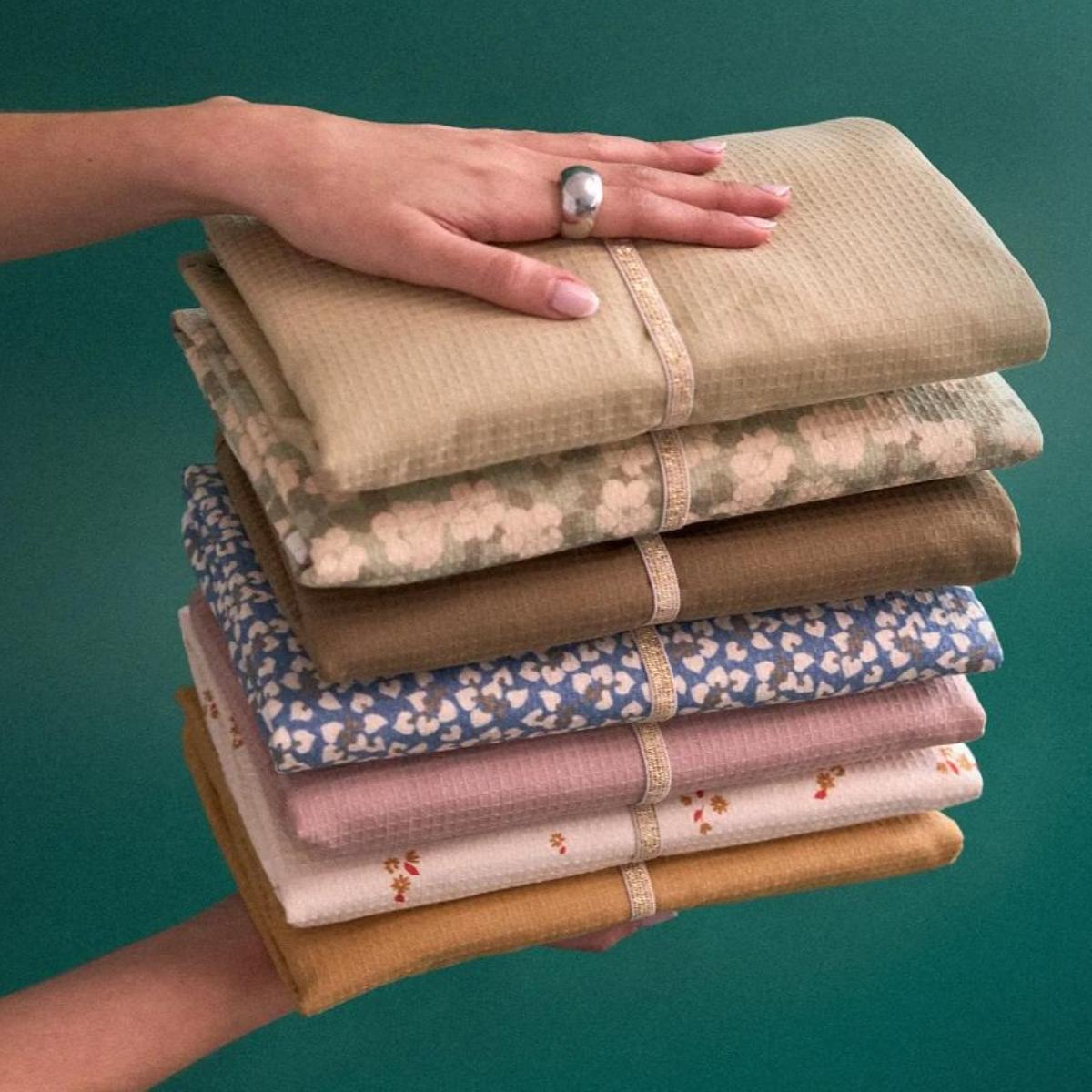 Wickelauflage wasserdicht MOZART Nobodinoz blue yumiko