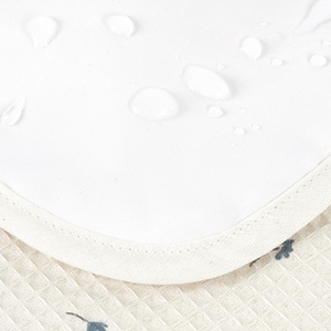 Wickelauflage wasserdicht MOZART Nobodinoz Lily Blue