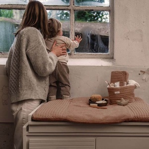 Wickelauflagenbezug 90x78cm Wafel Amsterdam Bonn Koeka caffe