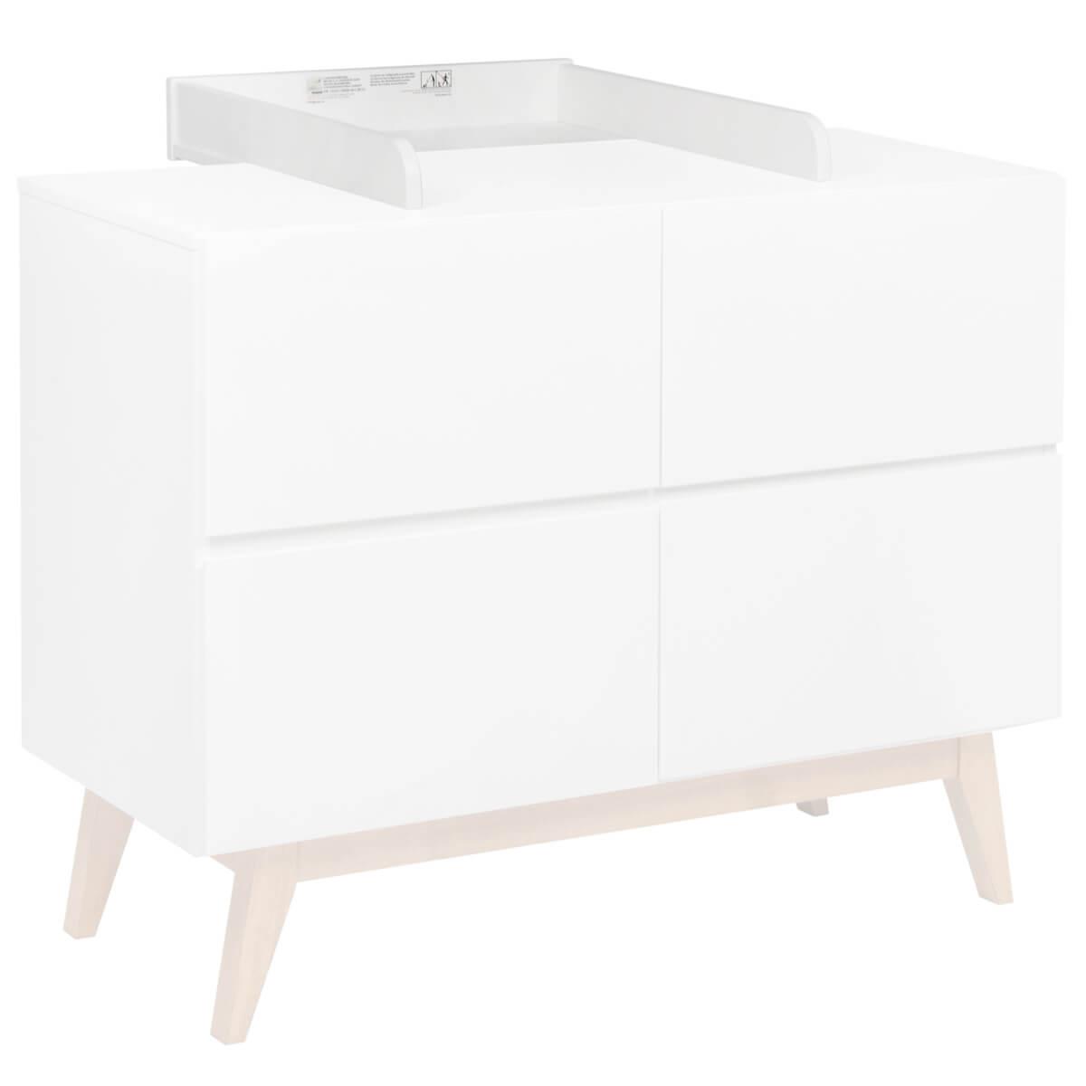 Wickelaufsatz für Wickelkommode TRENDY Quax weiß