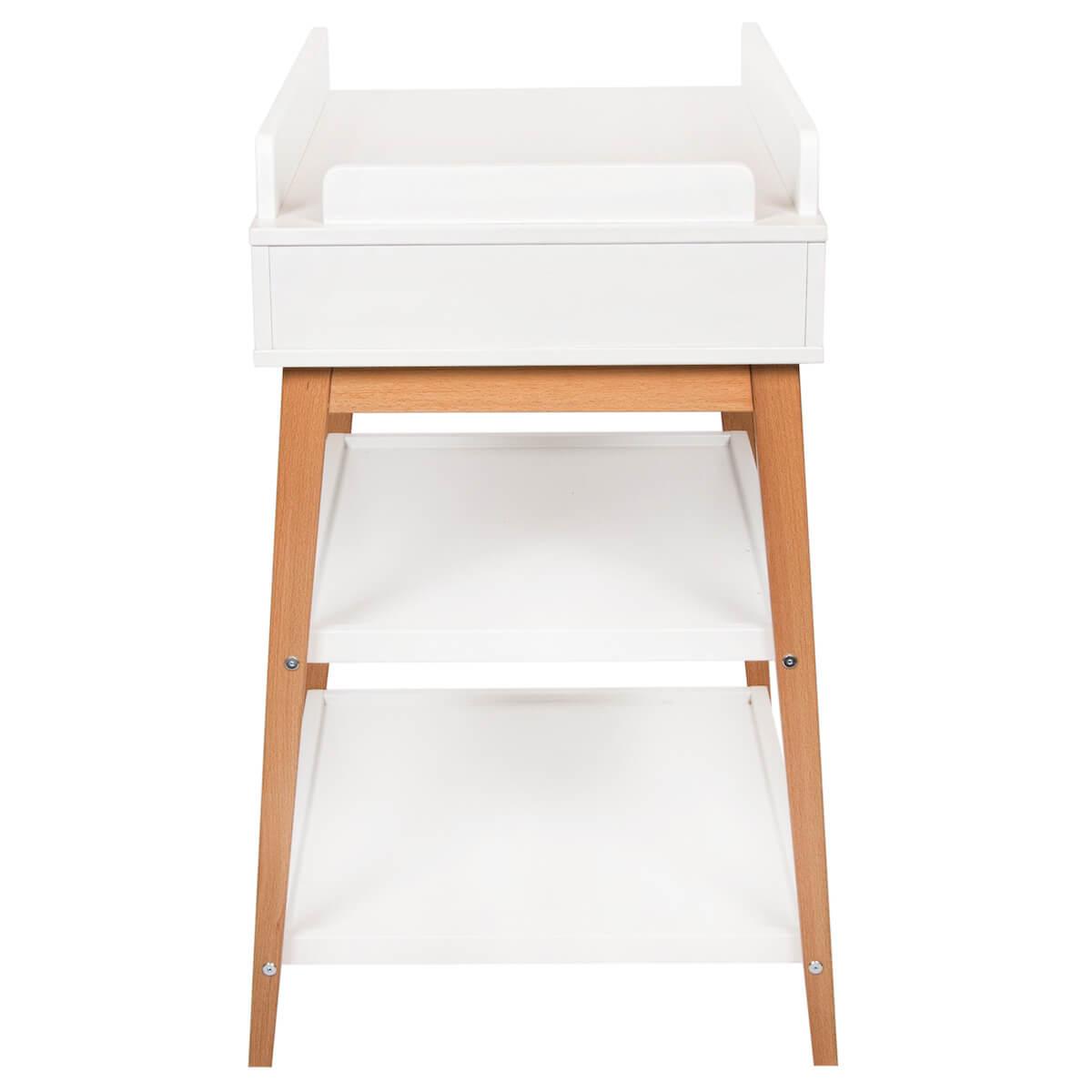 Wickelkommode 1 Schublade HIP Quax weiß-natural