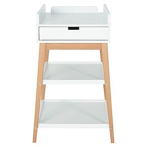 Wickelkommode 1 Schublade HIP Quax weiß-natural