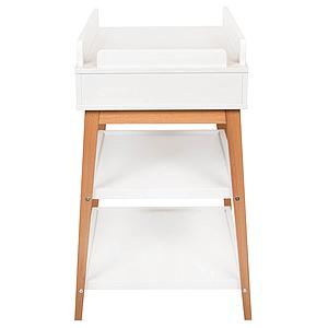 Wickelkommode 1 Schublade HIP Quax weiß-natural