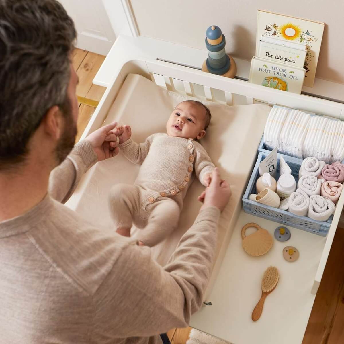 Wickelkommode 2 Türen NOVA Flexa Creme