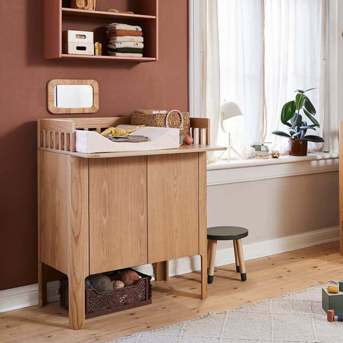 Wickelkommode 2 Türen NOVA Flexa Eiche