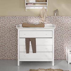 Wickelkommode 4 Schubladen SEASIDE Oliver Furniture weiß